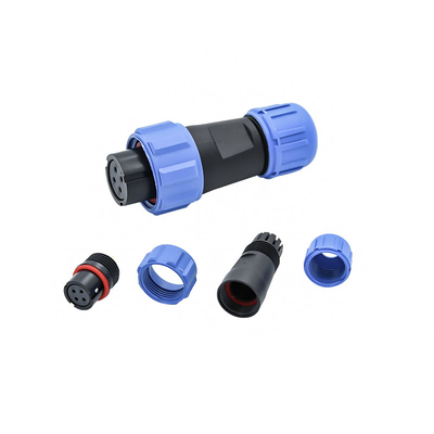 Connecteur d'alimentation imperméable à forte intensité de SP11 SP13 SP21 2 - 12 Pin Plastic Plug Socket Cap