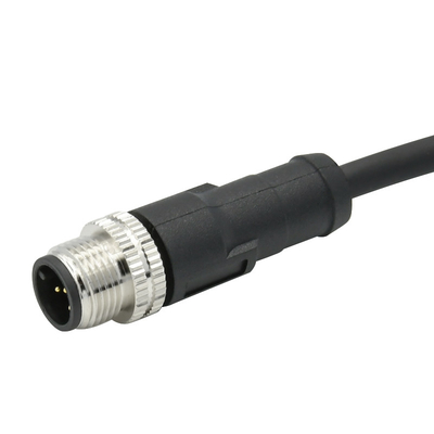 Un connecteur de codage de 5 Pin Male Straight Waterproof Outdoor a moulé le connecteur de capteur du câble M12