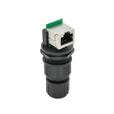 Connecteur RJ45 femelle droit de supplément de 8P8C Rj45 avec le cache anti-poussière pour le réseau