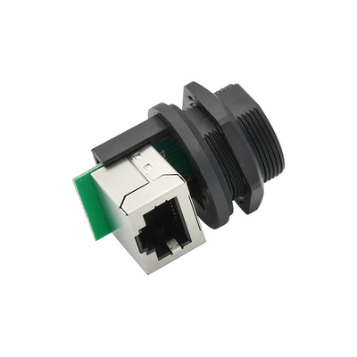 Connecteur RJ45 femelle droit de supplément de 8P8C Rj45 avec le cache anti-poussière pour le réseau