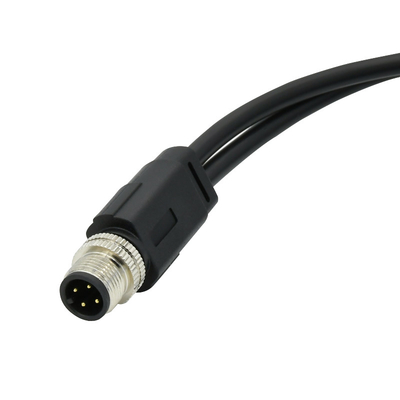 Un connecteur M12 imperméable du câble moulé par diviseur IP68 de Pin M12 Y du code 4