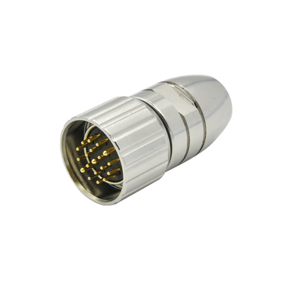 6 - 19 circulaire carrée de connecteur de bâti de panneau de connexion de Pin M23 imperméable
