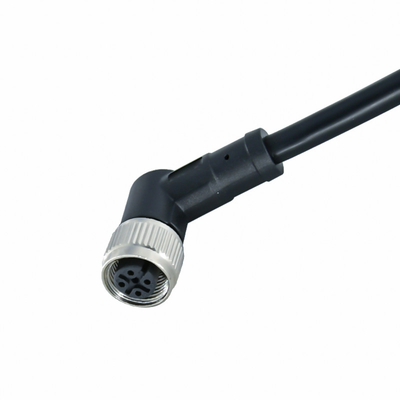 Fil imperméable de capteur de PVC AWG22-26 des goupilles PUR du code 5 du cable connecteur A d'Ourdoor M12