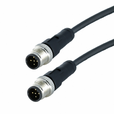 5 connecteur imperméable de fil de câble UV de protection de connecteur du capteur codé par A de Polonais M12