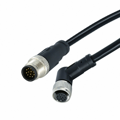 M12 cable connecteur imperméable industriel 3 - position 17 un mâle de codage/femelle de B D X