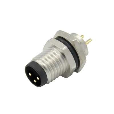 Connecteur M8 imperméable externe du diamètre 4.0-8.0mm de câble pour le système d'automation industrielle