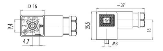 24V Voltage en acier inoxydable soupape solénoïde d'accouplement lourd