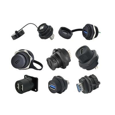 IP68 3 4 5 6 8 12 17 épingle A B D code mâle femelle câble moulé panneau de signal droit monté M8 M12 connecteur étanche