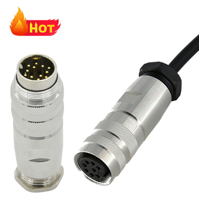 RIGOAL M16 connecteur étanche à l'eau 2-3-4-5-6-7-8-12-14-16-19-24-Core mâle / femelle&quot;
