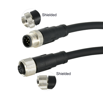 Connecteur M12 avec câble de prise moulé imperméable à 8 broches Type de produit
