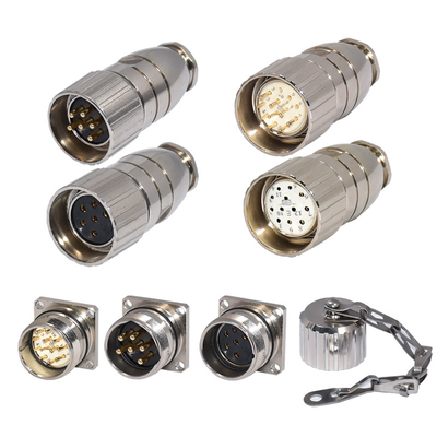 Installation de panneau à 9 broches Connecteur M23 pour panneaux de réglage de tension jusqu'à 600 V