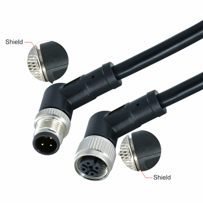 Connecteur M12 sécurisé imperméable à l'eau pour Internet industriel des objets IIoT