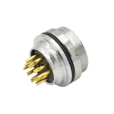 IP67/IP68 Connecteur circulaire M16 étanche à l'eau avec résistance au contact≤5mΩ et matériau TPU