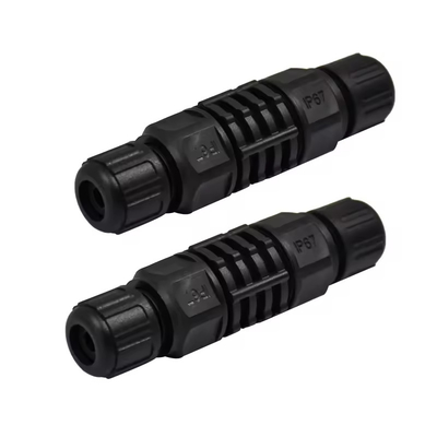 Cat6a RJ45 Connecteurs de panneau fermé en plastique pour équipement Cat6a étanche sur câble LAN Ethernet étanche