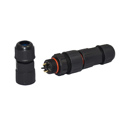 Connecteur imperméable à l'eau à courant élevé pour l'éclairage à LED, etc. Voltage nominal 250 V CA