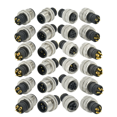 Connecteur aviation étanche Rigoal M12 A Code mâle femelle 3-17 broches