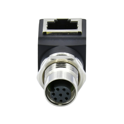 M12 à RJ45 Connecteur Ethernet mâle femelle IP67 étanche 3-17 broches