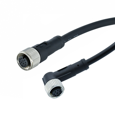 Rigoal M12 à M8 Connecteur étanche mâle femelle IP67 IP68 3-17 broche