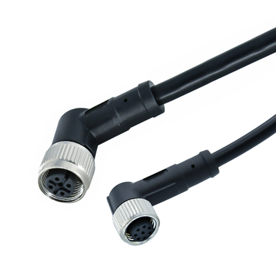 Rigoal M12 à M8 Connecteur étanche mâle femelle IP67 IP68 3-17 broche