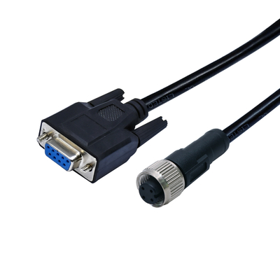 Connecteur étanche M12 vers D-Sub IP68 DB9 DB15 DB25 DB37