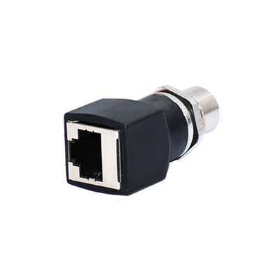 Connecteur RJ45 femelle M12 codé X, IP67 IP68 étanche