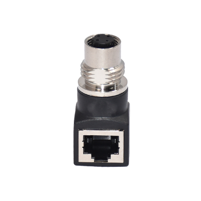 Connecteur RJ45 femelle M12 codé X, IP67 IP68 étanche