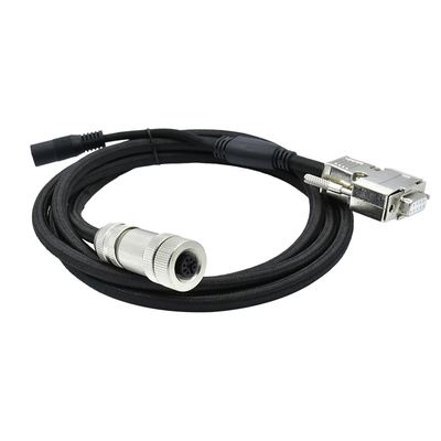 M12 to D-Sub Waterproof Connector 17-Pin Male Female IP67 IP68