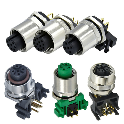 Connecteur étanche M12 3-17 broches mâle femelle IP67 IP68 DIN