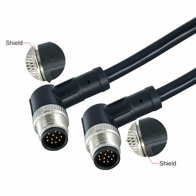 Connecteur étanche M12 3-17 broches IP67 IP68 standard DIN