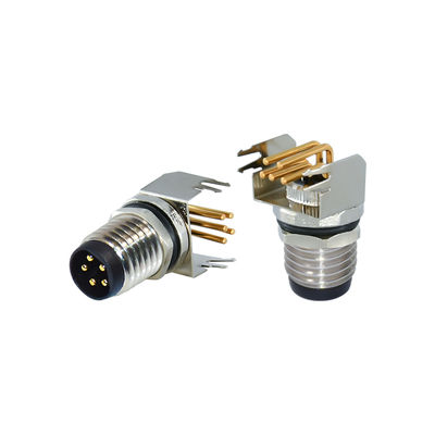 M8 Waterproof Connector 3 4 5 6 8 Pin IP67/IP68 250V Circular Connector for Industrial Applications