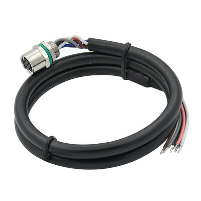 Connecteur mini M8 étanche à l'eau Connecteur de montage de panneau métallique à 4 broches