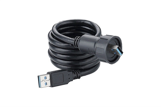 Connecteur en plastique de prise du connecteur 1.5A d'USB de bâti de panneau de Rohs