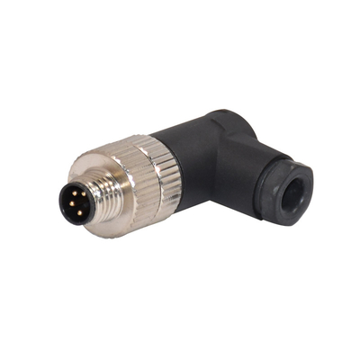borne 6 8 en plastique de connecteur d'Assemblée de vis masculine du câble M8 de 5mm 90 degrés