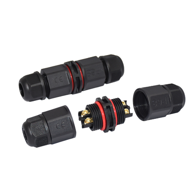 Connecteur d'alimentation de soudure de L20 2T CuZn Pa66 4 Pin Waterproof Connector Ip 68