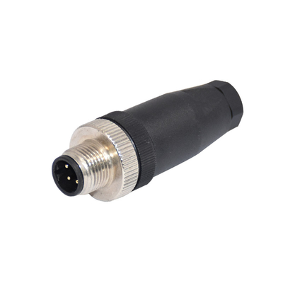 Femelle imperméable du CEI IP67 de connecteur d'Assemblée masculine d'AWG18 M12