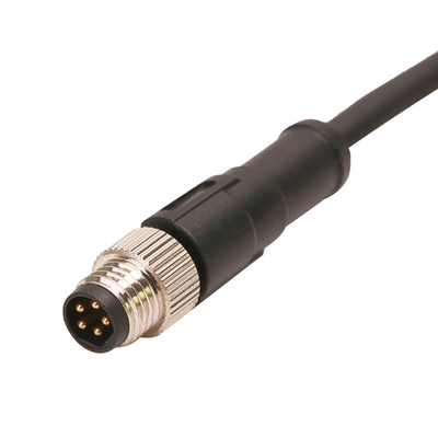 CuZn TPU a moulé le codage imperméable du connecteur 3P IP67 A du câble M8 pour le capteur