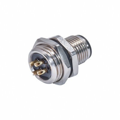 Le panneau de CuZn M12 a monté la serrure X d'arrière de fil de soudure des connecteurs 0.5A TPU codant