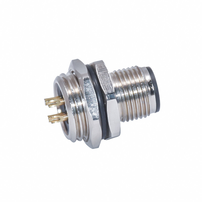 Le panneau de CuZn M12 a monté la serrure X d'arrière de fil de soudure des connecteurs 0.5A TPU codant