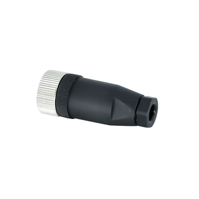 M12 connecteur imperméable femelle droit 17 Pin Plastic Assembly