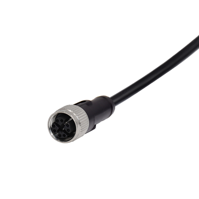 CAT6 câble M12 Pin 8 250V de codage du connecteur IP67 X imperméable