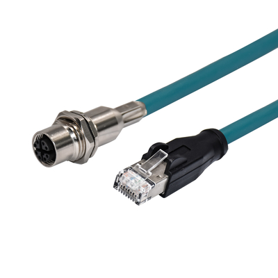 M12 protégé 8 Pin Ethernet Cable X a codé le connecteur électrique de Superseal