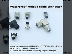 Le CE IP68 M5 M8 M12 3p, 4p, 5p, 8p, l'Assemblée 12p a moulé le panneau pour monter les connecteurs entiers de série